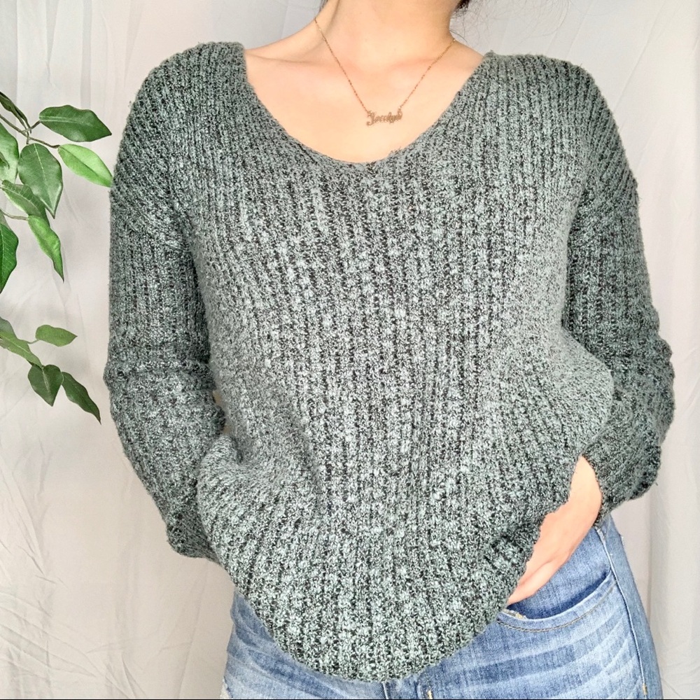 Green sweater